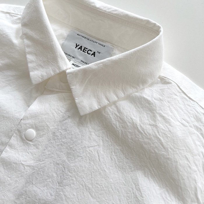 YAECA | WOMEN | 62151 コンフォートシャツ スタンダード | WHITE- Stripe-inc Online Shop
