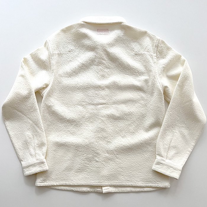 GROWN IN THE SUN | 4 ポケットシャツジャケット | O.WHITE- Stripe-inc. Online Shop