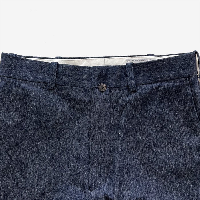 YAECA | WOMEN | 62642 DENIM PANTS | CREASED | INDIGO- Stripe-inc Online Shop