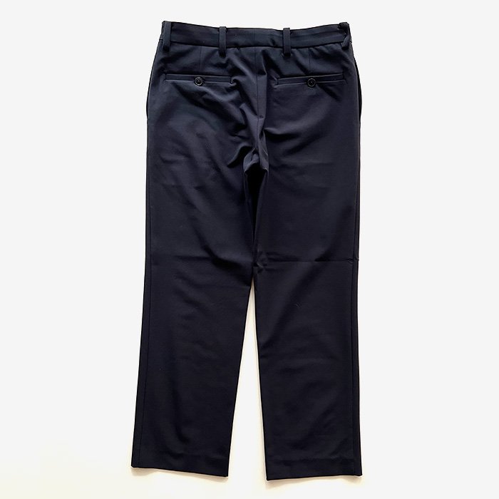 YAECA | WOMEN | CONTEMPO | 2WAY PANTS | PIPED STEM | NAVY- Stripe 