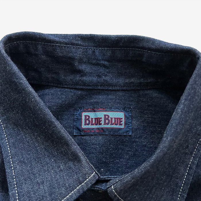 BLUE BLUE | MEN | STL01 ジャガードシャツデニム 2ポケット ワークシャツ | INDIGO - Stripe-inc  Online Shop