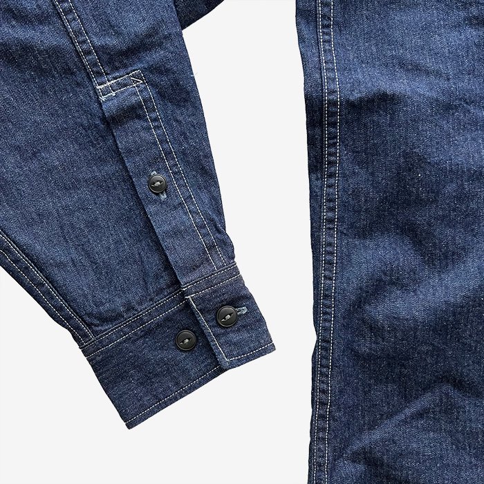 BLUE BLUE | MEN | STL01 ジャガードシャツデニム 2ポケット ワークシャツ | INDIGO - Stripe-inc  Online Shop