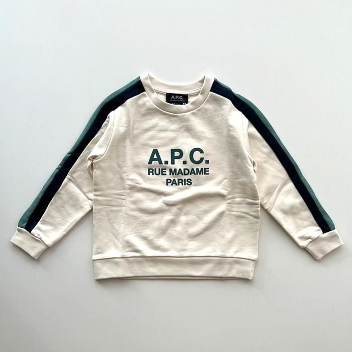 A.P.C. ENFANTS (子供服) | Jani スウェットシャツ | グレーグリーン