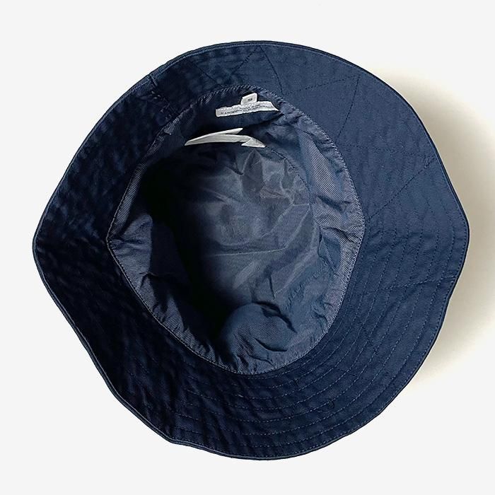 ENGINEERED GARMENTS | BUCKET HAT | 6.5OZ FLAT TWILL | NAVY - Stripe-inc  Online Shop