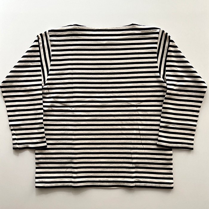 YAECA | MEN | STOCK | 33025 バスクシャツ | NAVY / NATURAL BOLD-ST- Stripe-inc  Online Shop