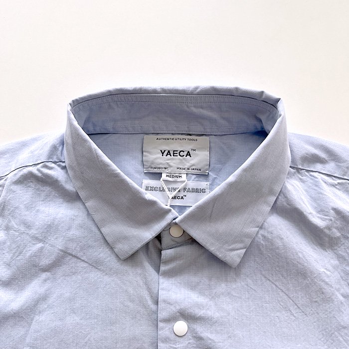 YAECA COMFORT SHIRT RELAX BLUE STRIPEシャツ - シャツ