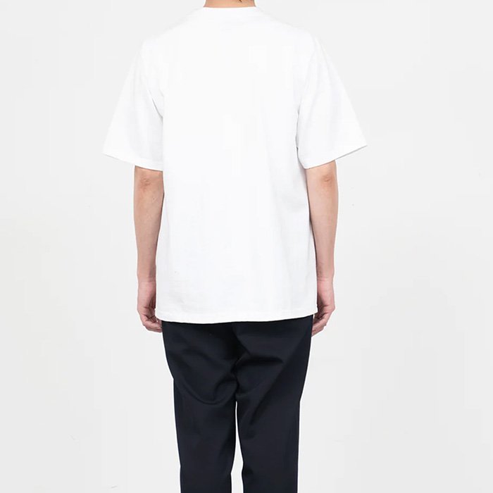 Graphpaper | Men | 2-Pack S/S Pocket Tee | White- Stripe-inc