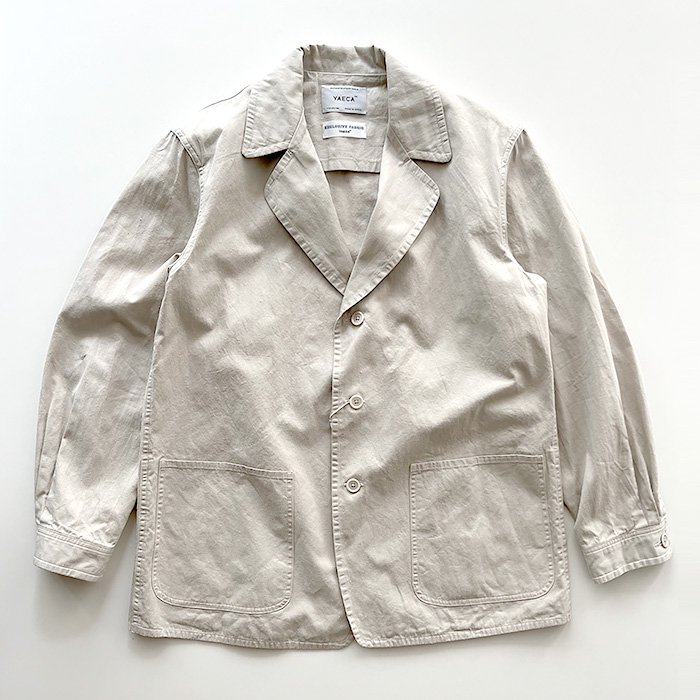 YAECA | MEN | 3B ジャケット | KUSAKI GRAY - Stripe-inc