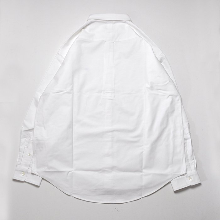 DESCENDANT | KENNEDY'S OXFORD LS SHIRT | WHITE - Stripe-inc Online Shop