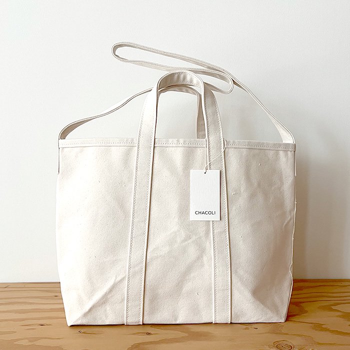 CHACOLI | Blank Collection | BL 06 | TOTE M | NATURAL - Stripe-inc ...