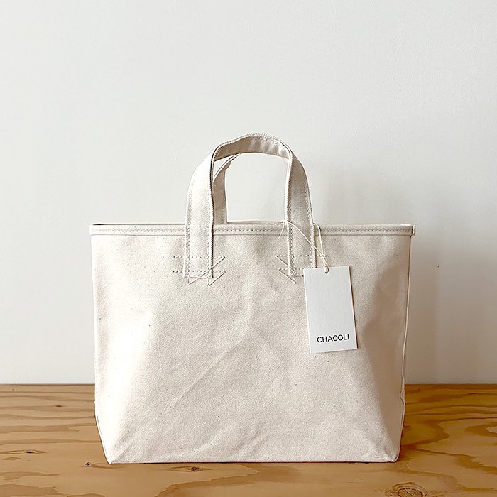 CHACOLI | Blank Collection | BL 09 | TOTE S | NATURAL - Stripe-inc