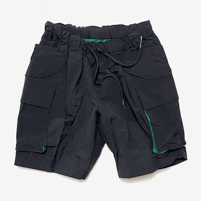 S.F.C - STRIPE FOR CREATIVE | 6 POCKET SHORTS | BLACK × GREEN