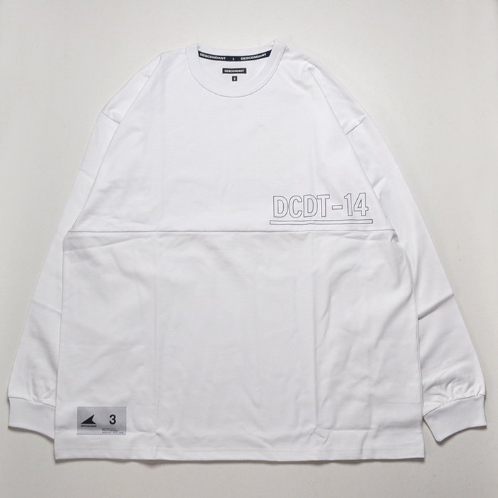 DESCENDANT | SHIP BERTH LS | WHITE - Stripe-inc Online Shop