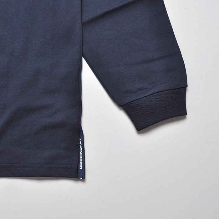 DESCENDANT | CROUCH POLO LS | NAVY - Stripe-inc Online Shop