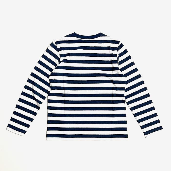 非売品 | T-shirt Long | 2nd eleven Cotton White | Jersey Border トップス