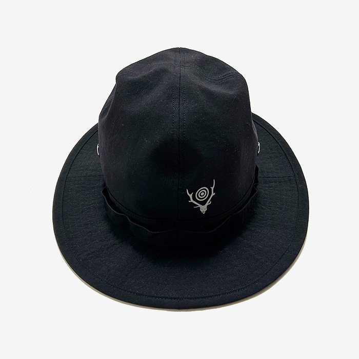 South2 West8 | Jungle Hat | Nylon Oxford | Black - Stripe-inc Online Shop