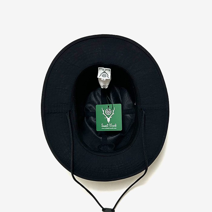 South2 West8 | Jungle Hat | Nylon Oxford | Black - Stripe-inc Online Shop