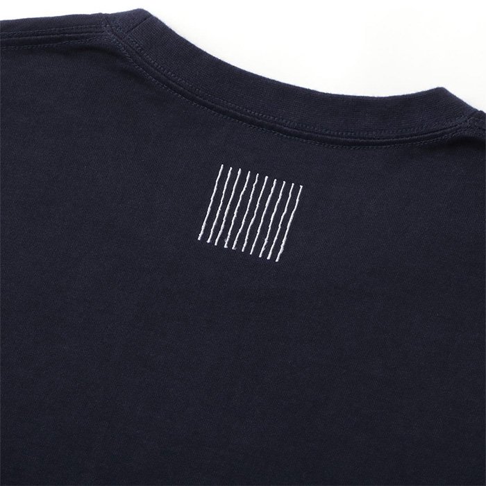 S.F.C - STRIPE FOR CREATIVE | Super Big Flat LS Tee | Navy