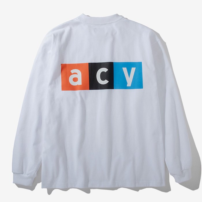 Acy | WAVE L/S TEE | WHITE - Stripe-inc. Online shop