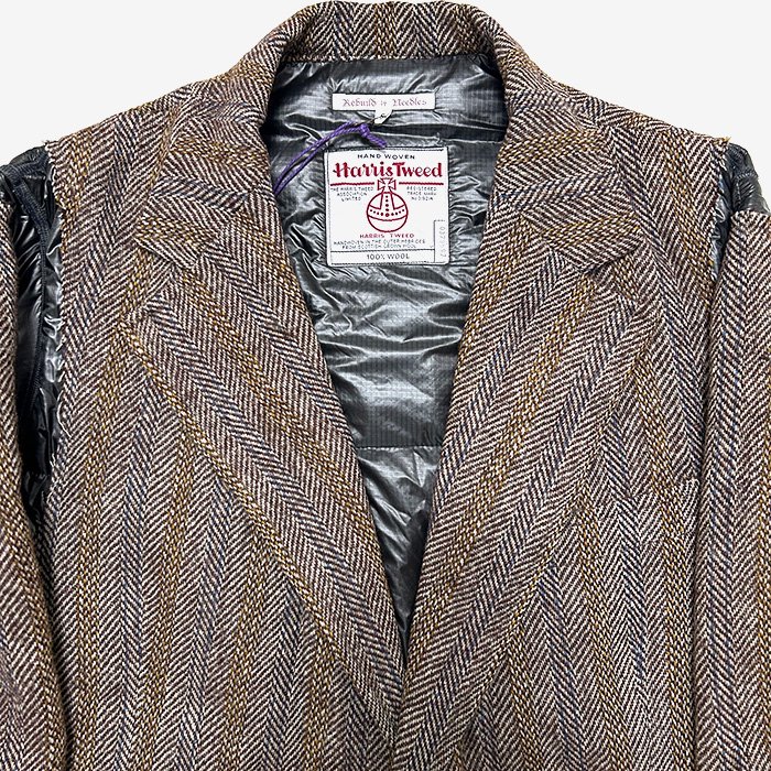 Rebuild by Needles | Tweed Jacket  | Covered Coat | S Size