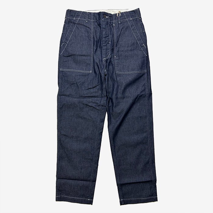 ENGINEERED GARMENTS | FATIGUE PANT | 8OZ CONE DENIM | INDIGO- Stripe-inc  Online Shop