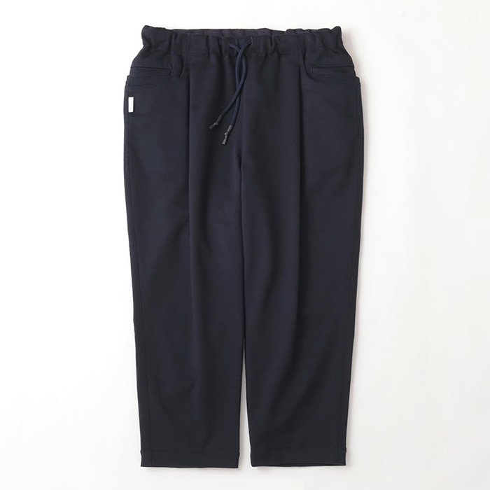 S.F.C - STRIPE FOR CREATIVE | CROPPED TAPERED EASY PANTS | Navy 