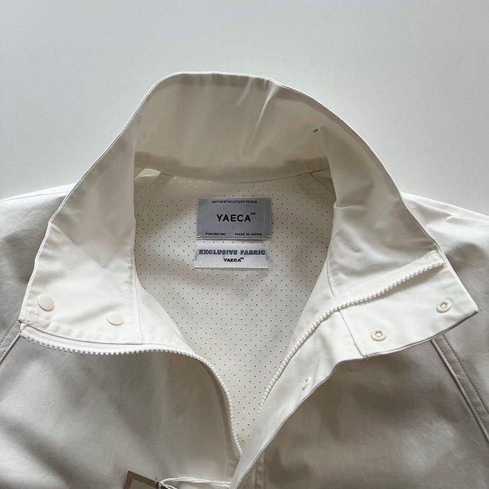 YAECA | UNISEX | ジップコート スタンドカラー | OFF WHITE