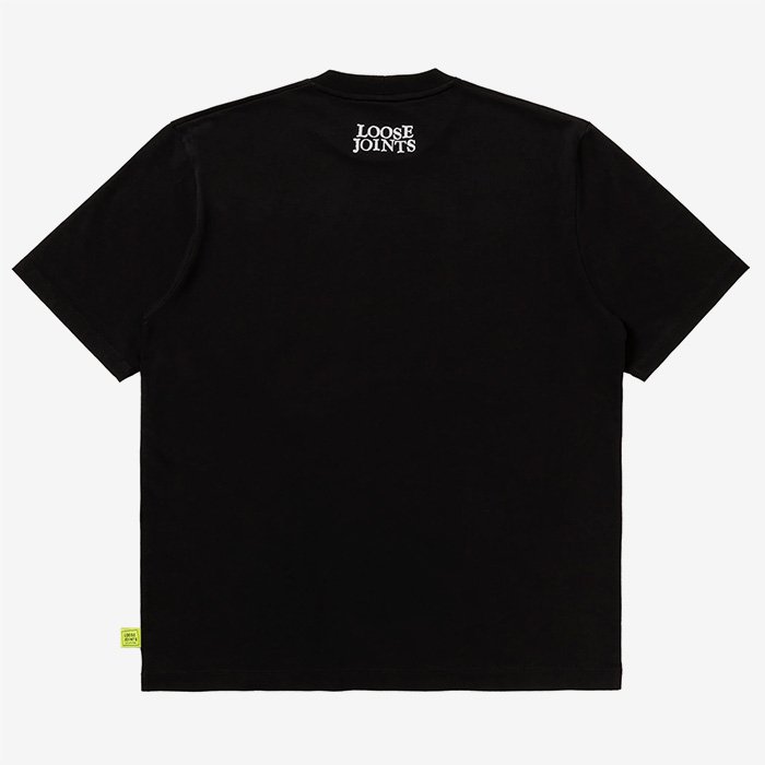 LOOSEJOINTS | TOMOO GOKITA - 'RIGHT NOW' S/S TEE | BLACK - Stripe