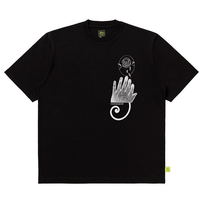 LOOSEJOINTS | ED DAVIS - 'Graphic Reality' S/S TEE | BLACK