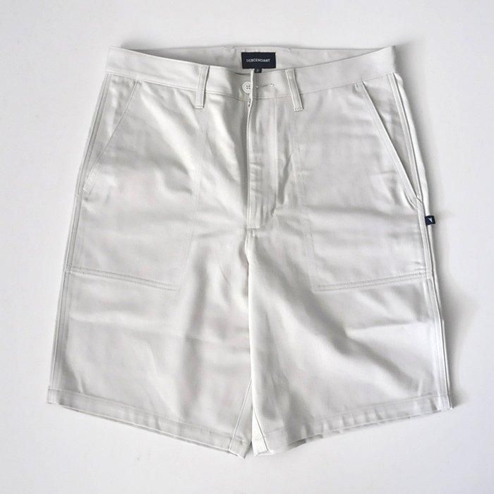 美品 サイズ 2 DESCENDANT DOCK SATIN SHORTS DESCENDANT | DOCK SATIN SHORTS | OFF WHITE - Stripe-inc