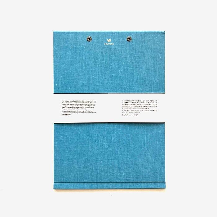 POSTALCO | スナップパッド SQ A4 | Powder Blue - Stripe-inc