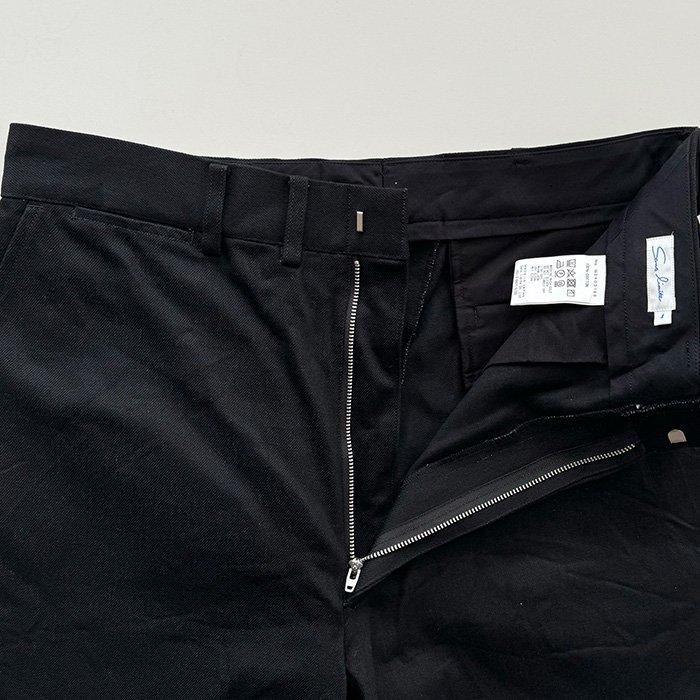 Sans limite | W2403186 | PT-018 DENIM TROUSER | Super Black