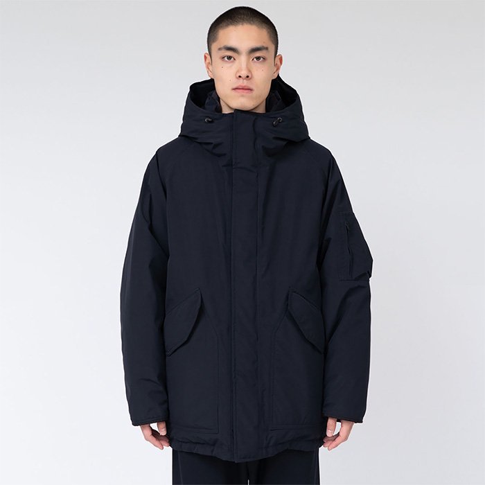 nanamica | SUBF357 GORE-TEX Down Coat | N(Navy)- Stripe-inc Online Shop