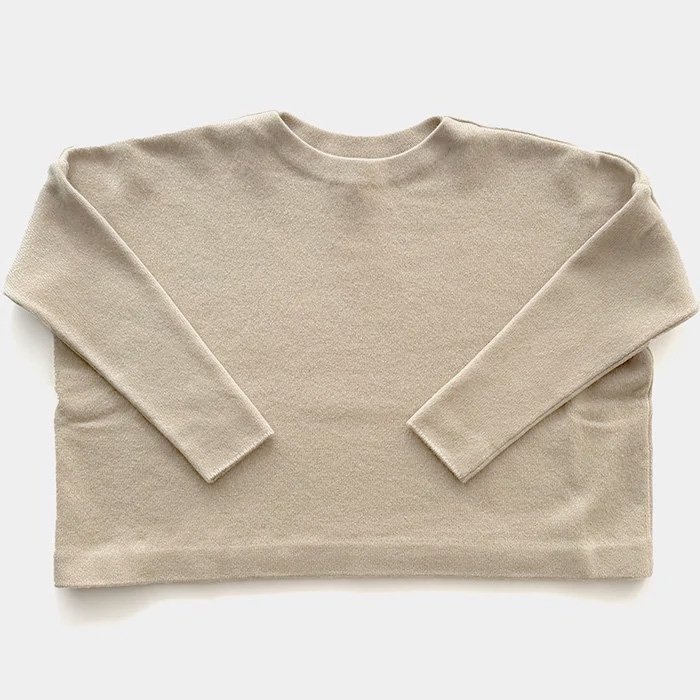 Yoli | Short knit | Camel - Stripe-inc Online Shop