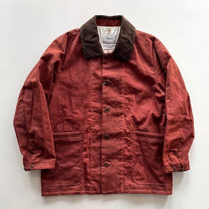 YAECA | UNISEX | CANVAS DESIGN | OILED COVERALLS | ORANGE