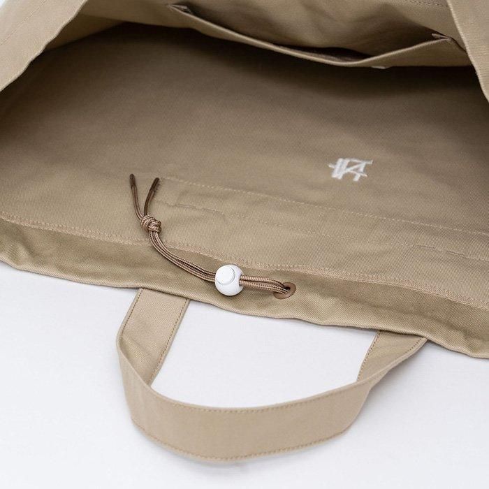 nanamica | SUOS400 Chino Tote Bag | KK(Khaki)- Stripe-inc