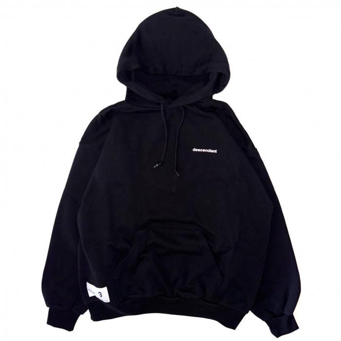 トップス DESCENDANT/SPYHOP HOODY (BLACK)SIZE3 Below Retail Price 24aw DESCENDANT SPYHOP HOODY BLACK