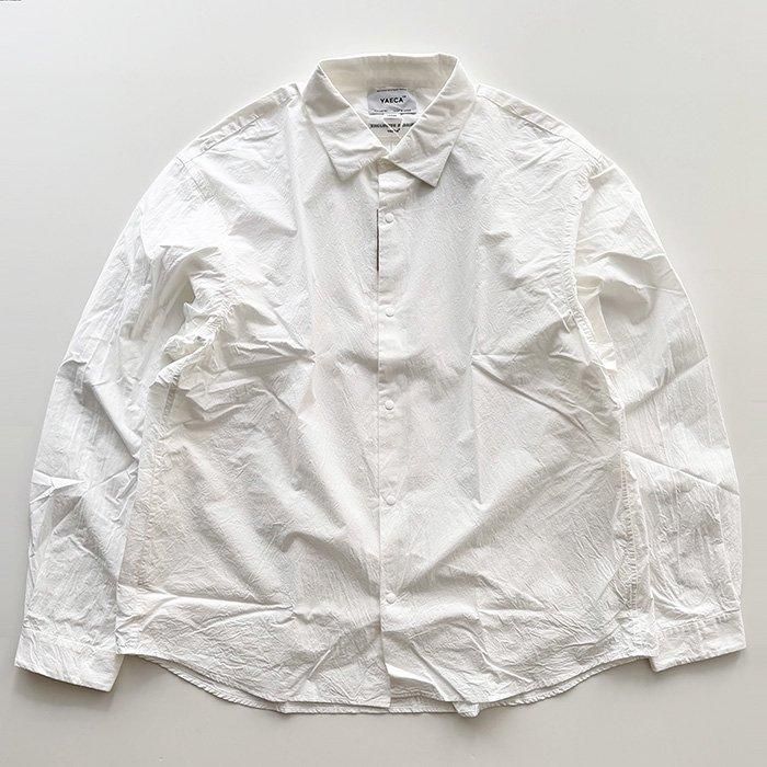 トップス YAECA COMFORT SHIRT EXTRA WIDE WHITE YAECA (ヤエカ) COMFORT SHIRT EXTRA WIDE / コンフォートシャツ