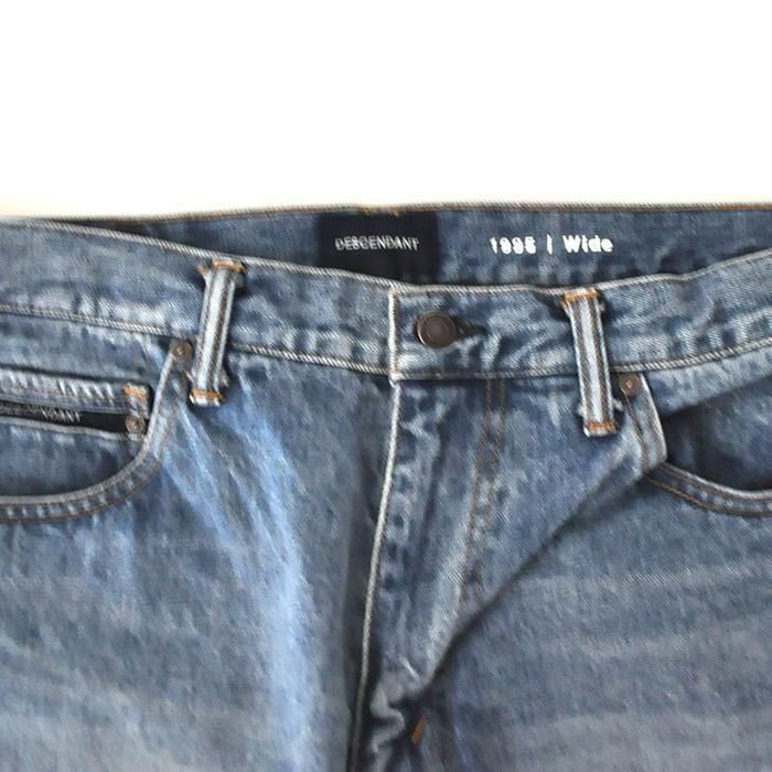 DESCENDANT | 1995 DENIM TROUSERS BUGGY HARD WASH | INDIGO DESCENDANT | 1995 DENIM TROUSERS BUGGY HARD WASH | INDIGO