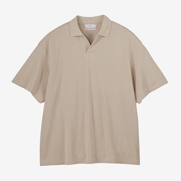 Graphpaper | Men | Cotton Pique Jersey S/S Skipper Polo