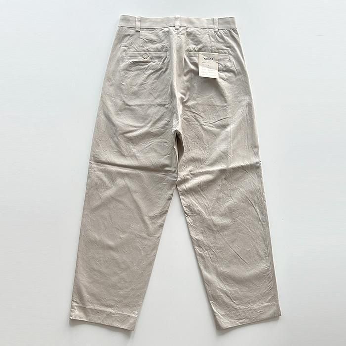 YAECA Tuck Tapered Chino 2本セット(SIZE32) TUCK TAPERED - 2WAY PANTS / NAVY | YAECA (MEN)(ヤエカ