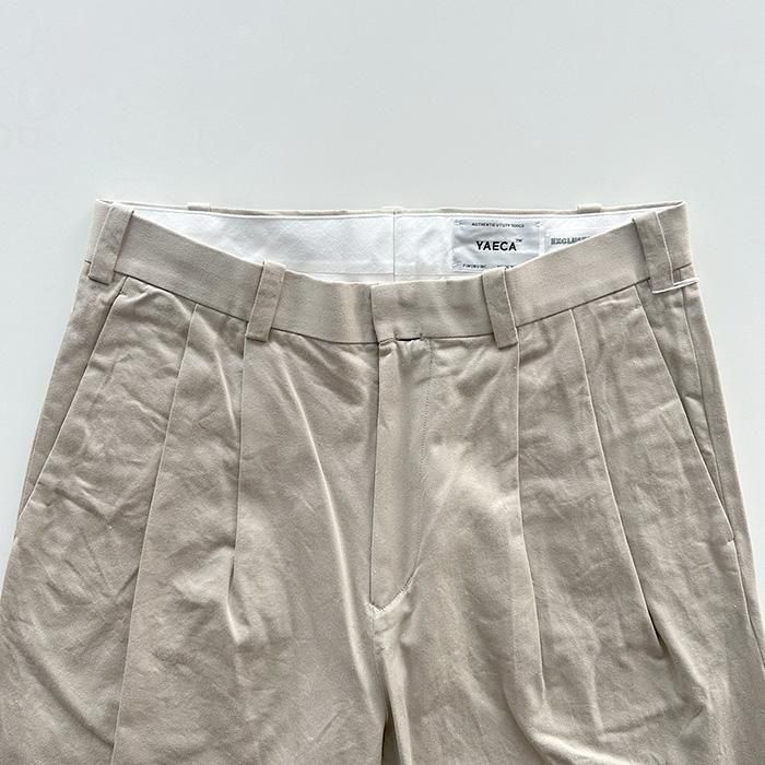 今期 25ss 着用1回 YAECA MEN Chino Straight Chino Cloth Trousers Straight – YAECAYA