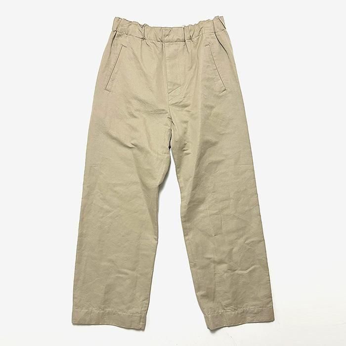 MARGARET HOWELL | WOMEN | LINEN COTTON TWILL | BEIGE- Stripe
