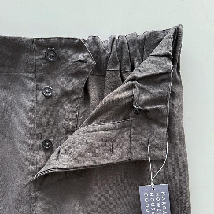 MARGARET HOWELL 15SS Chunky Linen-Gray/L MARGARET HOWELL HOUSEHOLD