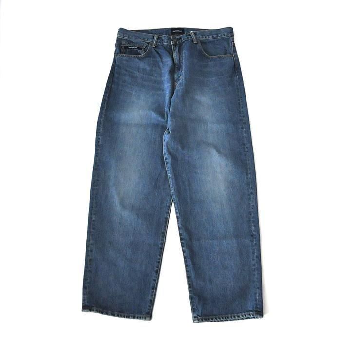 DESCENDANT 1995 ライトブルー バギージーンズ DESCENDANT | 1995 DENIM TROUSERS BAGGY LIGHT WASH | INDIGO