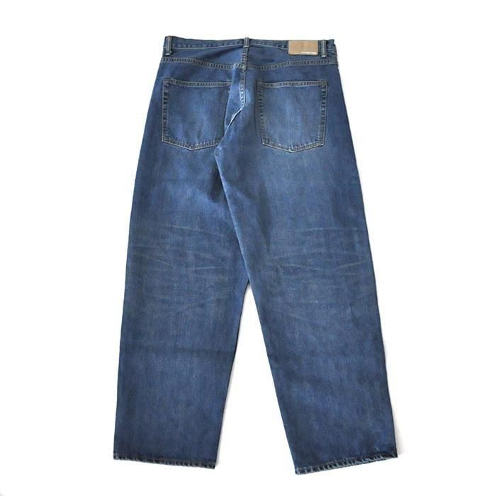DESCENDANT | 1995 DENIM TROUSERS BAGGY LIGHT WASH | INDIGO