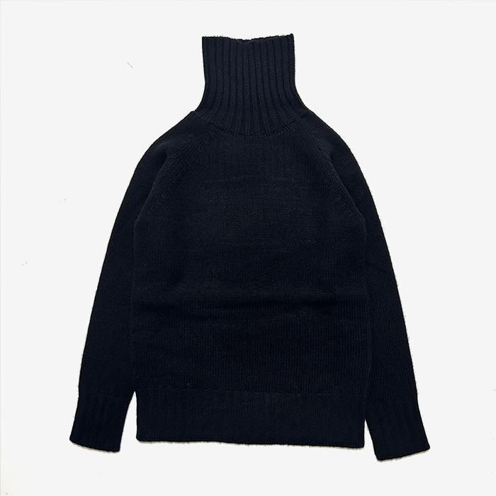 【新品】eleven2nd Yak Turtle Neck Jumper eleven 2nd | Yak | Turtle Neck Jumper | Navy - Stripe-inc