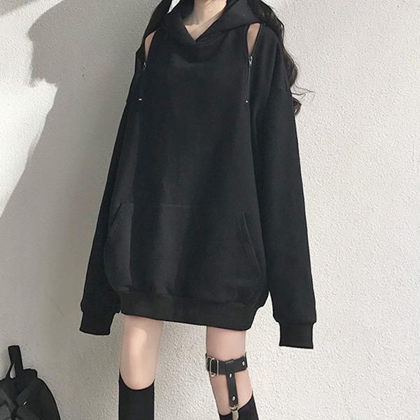即納あり ファスナーアレンジデザインパーカー 韓国系プチプラ通販レディースファッションdecorative デコラティブ 即納あり ファスナーアレンジデザインパーカー 韓国系プチプラ通販レディースファッションdecorative デコラティブ