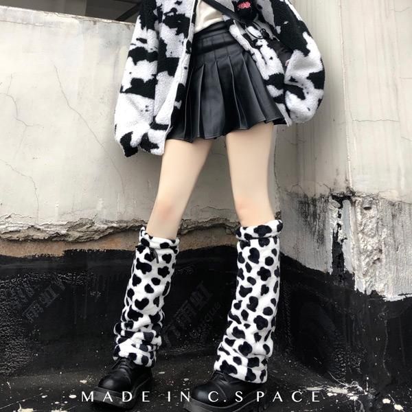 即納あり ダルメシアン柄 レッグウォーマー ファッション通販ショップdecorative デコラティブ 即納あり ダルメシアン柄 レッグウォーマー ファッション通販ショップdecorative デコラティブ