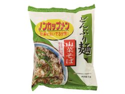 どんぶり麺山菜そば(78g)